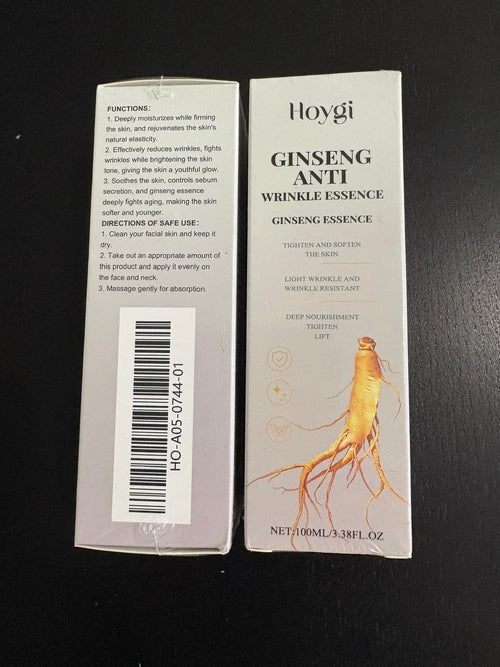 2 PACK HOYGI GINSENG ANTI WRINKLE ESSENCE-100 ML- 3.38 FL OZ.